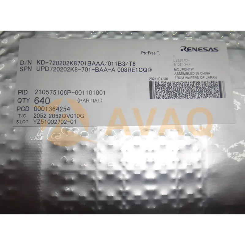 UPD720202K8-701-BAA-A 48-VFQFN Exposed Pad