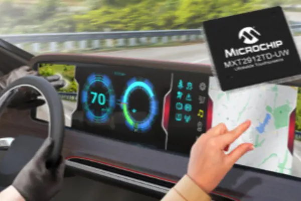 Microchip ATMXT2912TD Based in-car Ultra-wide Touch Screen Solution