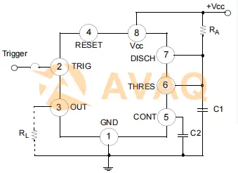 LM555CN circuit