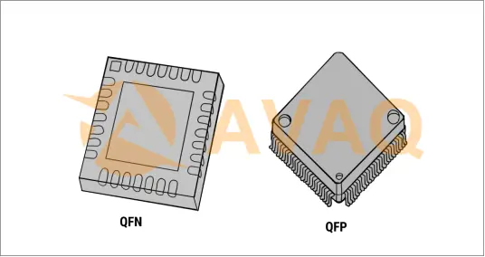 Differences between QFP and QFN Packages